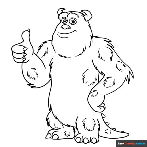 Monsters Inc Coloring Pages Sully Disney Fanart Sully Monsters Inc ...