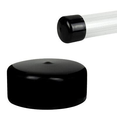 Black Vinyl Rubber Flexible Round Tube Tubing Pipe End Cover Caps | eBay