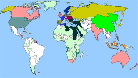 World Map In 1850 - Draw A Topographic Map