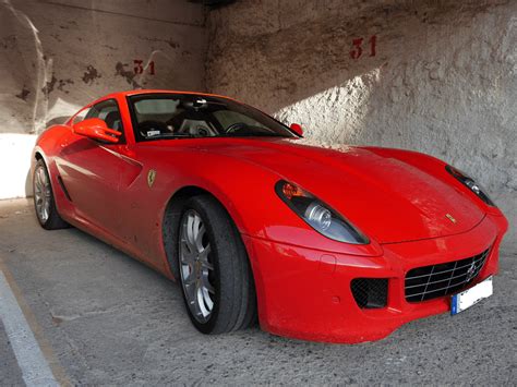 Ferrari 599 GTB Fiorano. Red color * All PYRENEES · France, Spain, Andorra