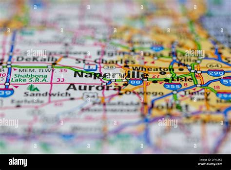 Naperville illinois map hi-res stock photography and images - Alamy