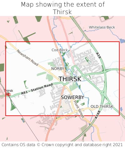 Where is Thirsk? Thirsk on a map