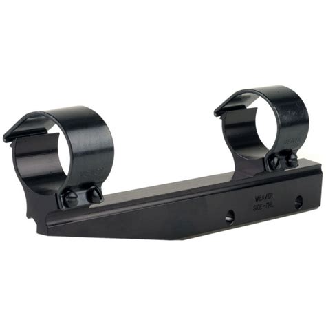 Weaver Side Mount Scope Rings 49340 - Long High Bracket & 1" Rings