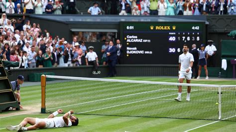 Alcaraz Wins Wimbledon in a Thrilling Comeback Against Djokovic - The New York Times