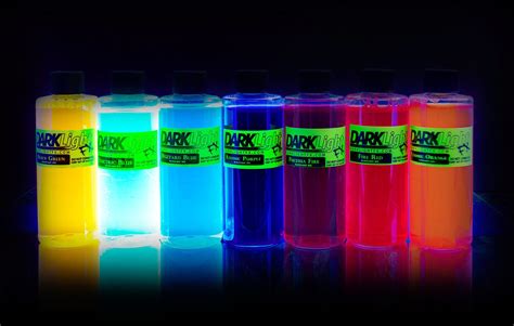 UV Blacklight Dye / Paint - Glowing Fluorescent Liquid - Darklight FX