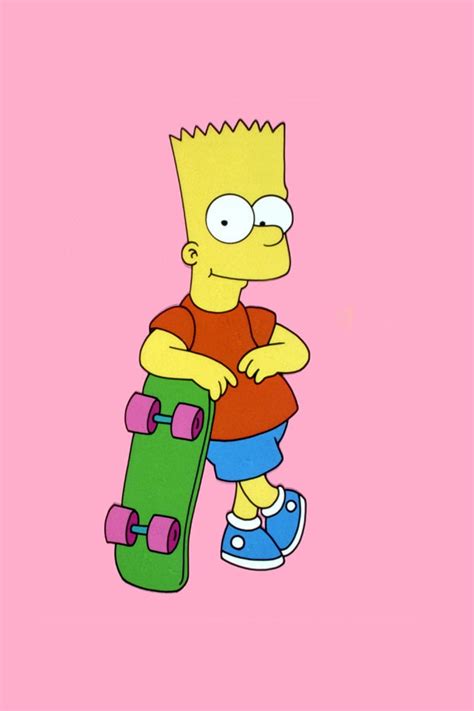 Latest iPhone Wallpapers: Bart Simpson Skateboarding Newest Wallpapers ...