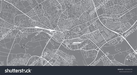 Urban Vector City Map Arnhem Netherlands Stock Vector (Royalty Free ...