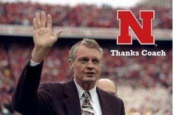 Tom Osborne Cornhuskers Football, Husker Football, Nebraska Football ...