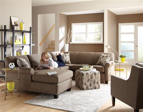 England Angie Long Sectional Sofa with Chaise | Furniture and ...