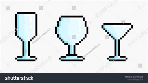 Glasses Pixel Art Style Stock Vector (Royalty Free) 2104567271 ...