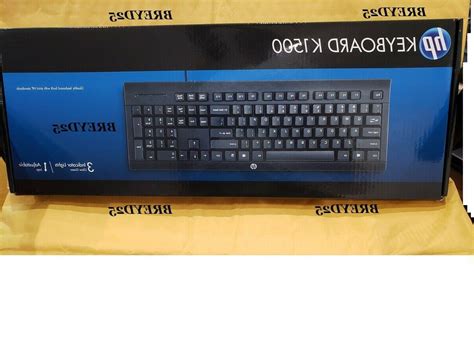 BRAND NEW GENUINE HP K1500 WIRED USB KEYBOARD