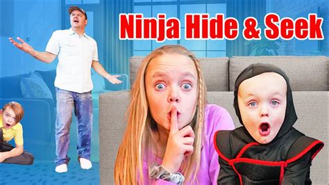 Sneaky Ninja Hide and Seek! The Fun Squad on Kids Fun TV - YouTube