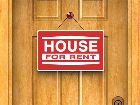 House for Rent, Real Estate, Home, Door, Advertise Stock Image - Image of purchase, financial ...