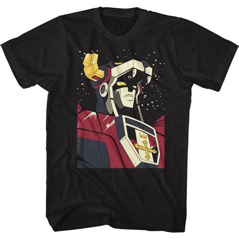 Voltron-Voltroninspace-Black Adult S/S Tshirt | Voltron t shirt, Voltron, Printed shirts