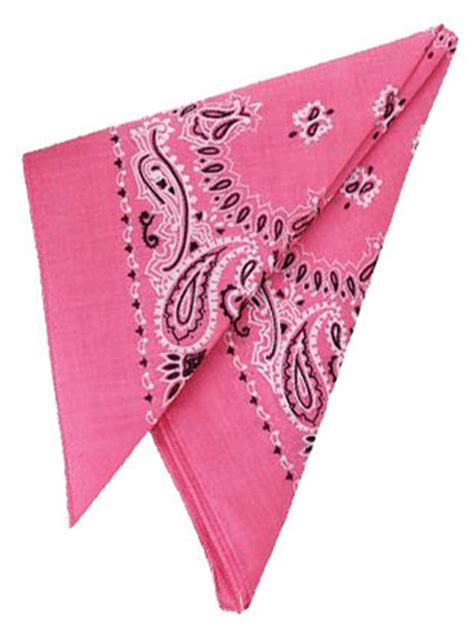 Pink Cowboy Cowgirl Costume 19" Bandana Head Scarf