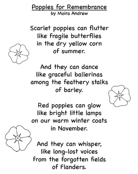 Kids Poems for Peace: Free Printables » Grade Onederful