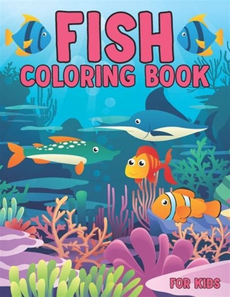 Fish coloring book for kids, Jade Winter | 9798418108845 | Boeken | bol.com