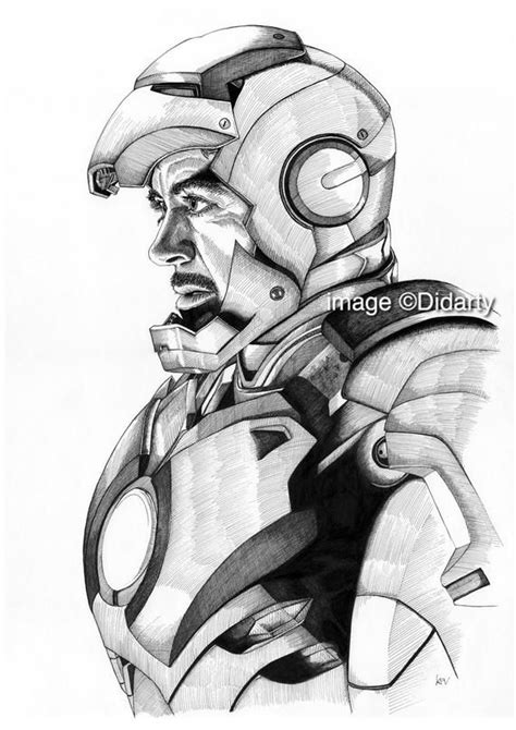 Iron Man Sketches Drawings