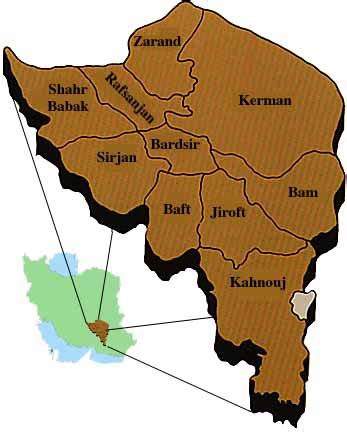 The Iranian: Kerman map