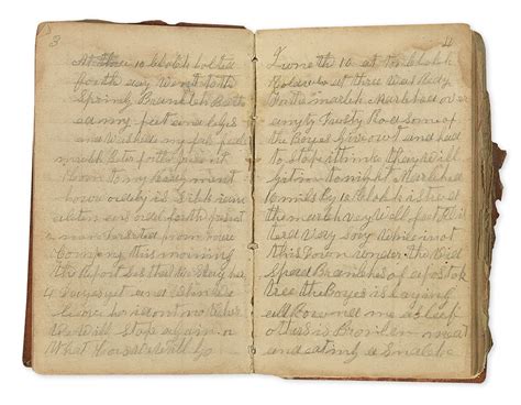 Civil War Diary of James F. Holloway, a Tennessee Sergeant - Swann Galleries News