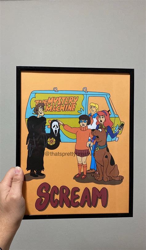 Scream Scooby Doo Wall Art Art Prints - Etsy