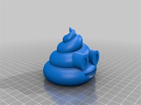 Free STL file Pile of Poo Emoji (U+1F4A9) 💩 ・3D printable design to download・Cults