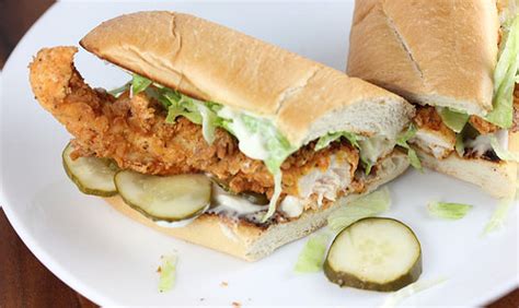 Popeyes Fried Chicken Po' Boy Recipe - BlogChef