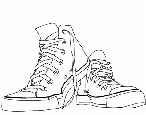 Converse Coloring Page