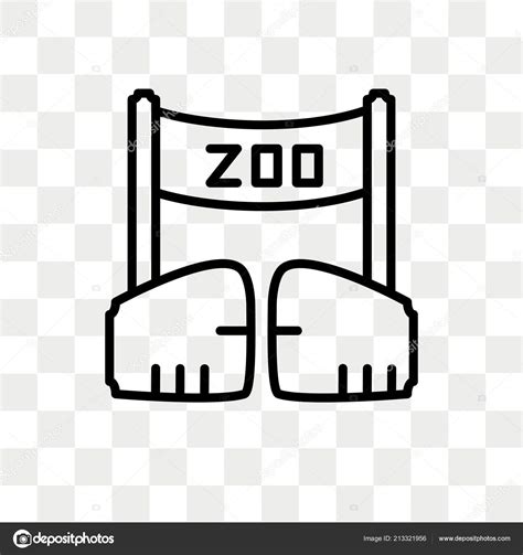 Zoo vector icon isolated on transparent background, Zoo logo design ⬇ Vector Image by ...