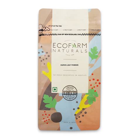 Papaya Leaf Powder - 100G - Eco Farm Naturals