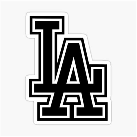 "Los Angeles" Sticker for Sale by DZOSUA | Redbubble