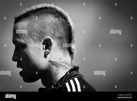 Wales euro 2016 team Black and White Stock Photos & Images - Alamy