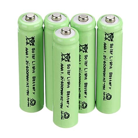 environmental solar battery! 6 PCS AAA Solar Light Batteries ...