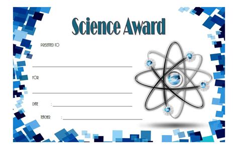 Science Certificate Template