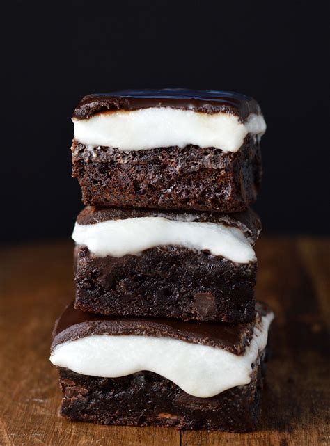 Peppermint Patty Brownies - Friday is Cake Night