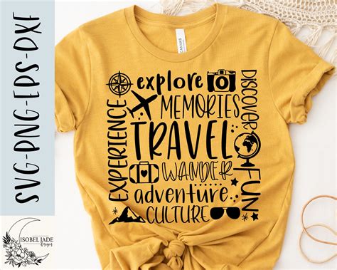 Travel word collage svg, Vacation svg, Travel svg, Boho svg, Vacay svg, SVG,PNG, EPS, Dxf ...