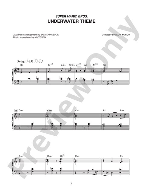 Super Mario™ Jazz Piano Arrangements: Piano: Nintendo® - Digital Sheet Music Download