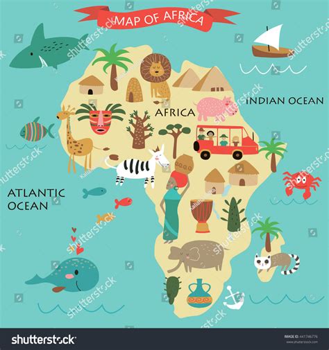 Animals world map africa – Artofit