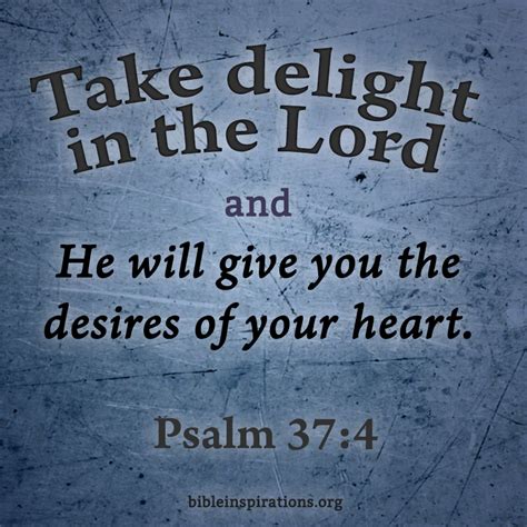 Take Delight in the Lord – Bible Inspirations