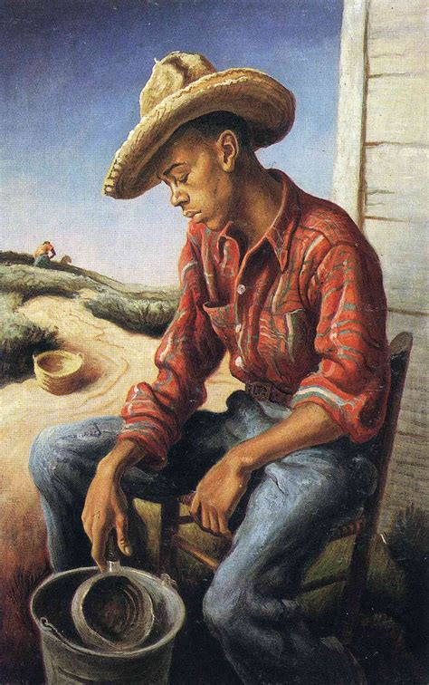 The Waterboy - Thomas Hart Benton.............There's something about this painting ...