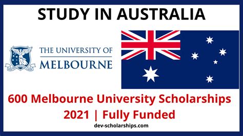 600 Melbourne University Scholarships 2021 | Fully Funded