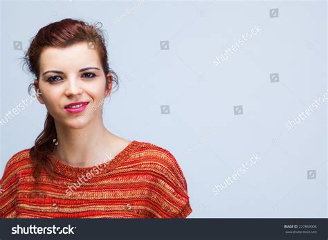 Woman Poses Smiles Stock Photo 227869006 | Shutterstock