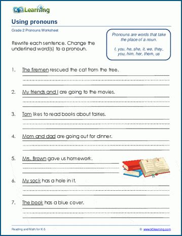 Pronouns And Nouns Worksheets - Riset