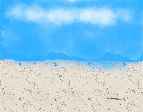 Sand and sky by Spideecartoon on DeviantArt