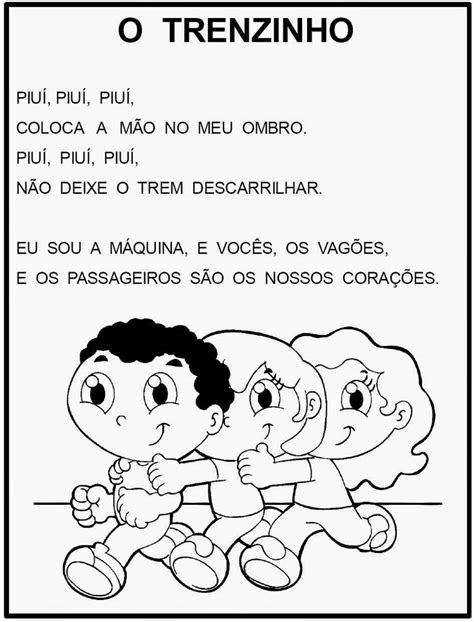 Parlendas educação infantil, Leitura na educação infantil, Musicas infantil