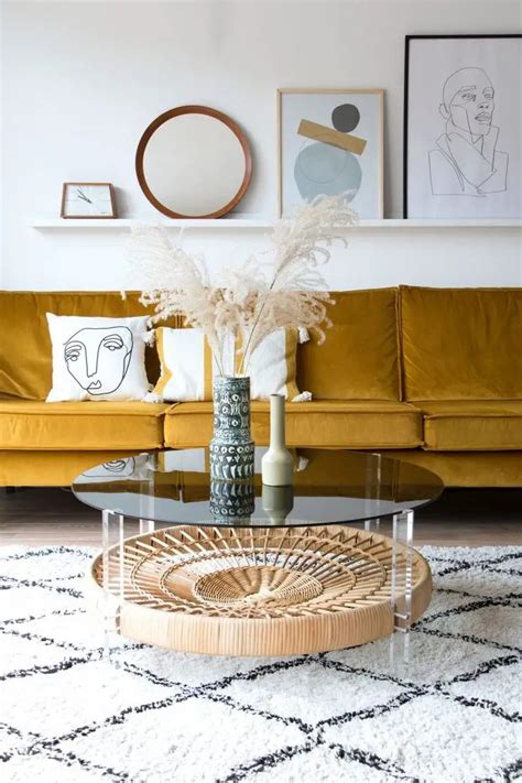 How to Decorate Around a Gold Sofa - 10 Great Design Ideas - Bark and Chase