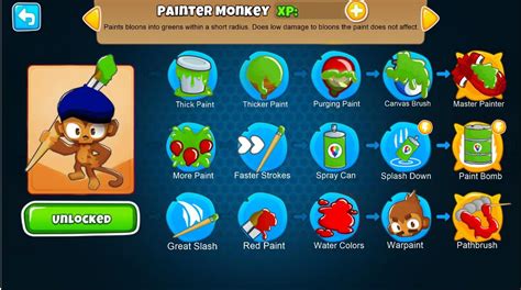 TOWER CONCEPT: Painter Monkey. Info in comments, concept inspired by u/buy_golden_horses : r/btd6