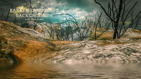 12 Barren Landscape Backgrounds 2D Graphics Merchant Resources nelmi