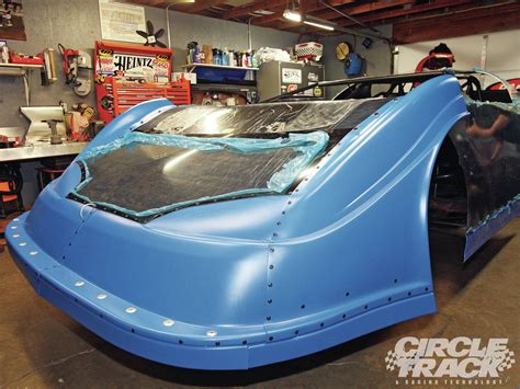 Body Panel Mounting - How To Hang A Dirt Late Model Nose - Circle Track ...