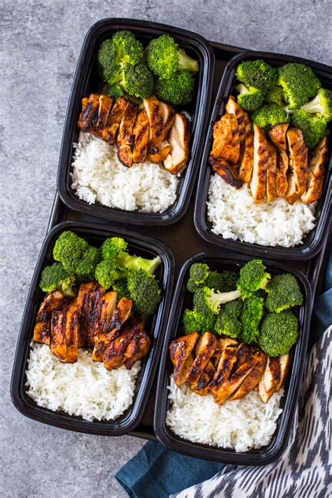 20 Minute Meal-Prep Chicken, Rice and Broccoli | Gimme Delicious